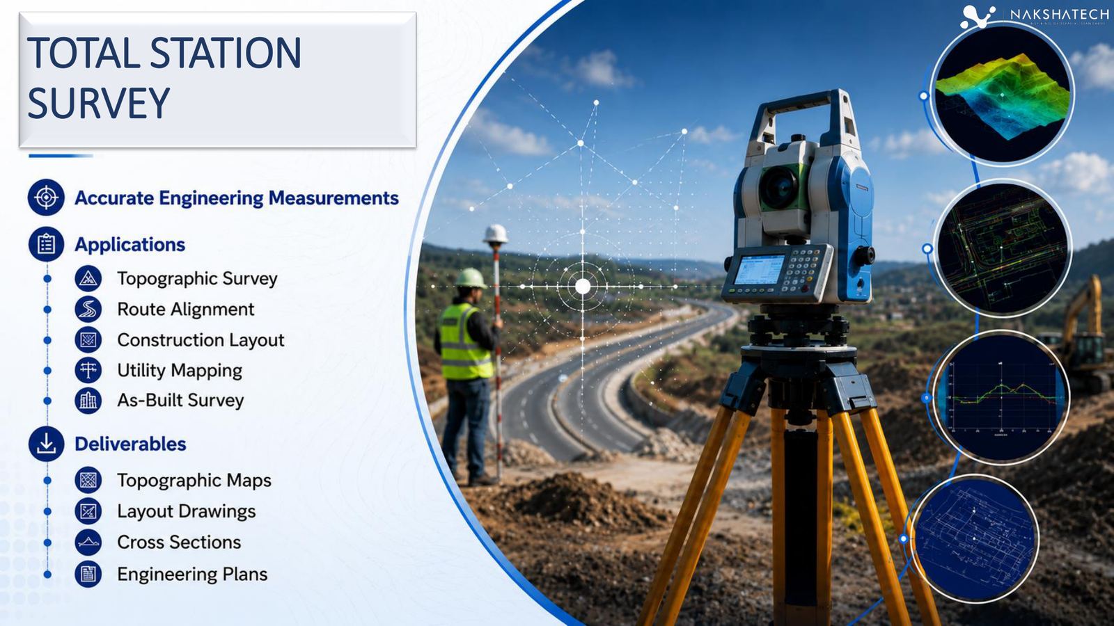 Total station survey company in India — AERO Edge