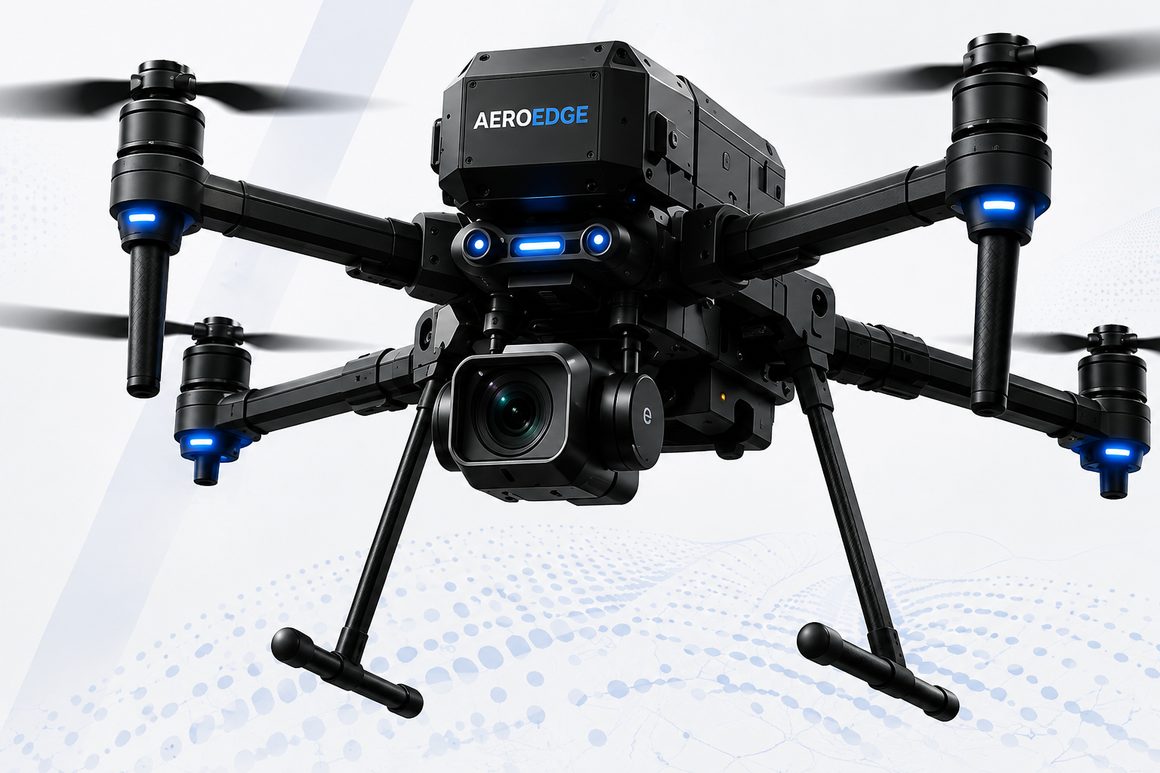 Drone technology and aerial operations by AERO Edge in India